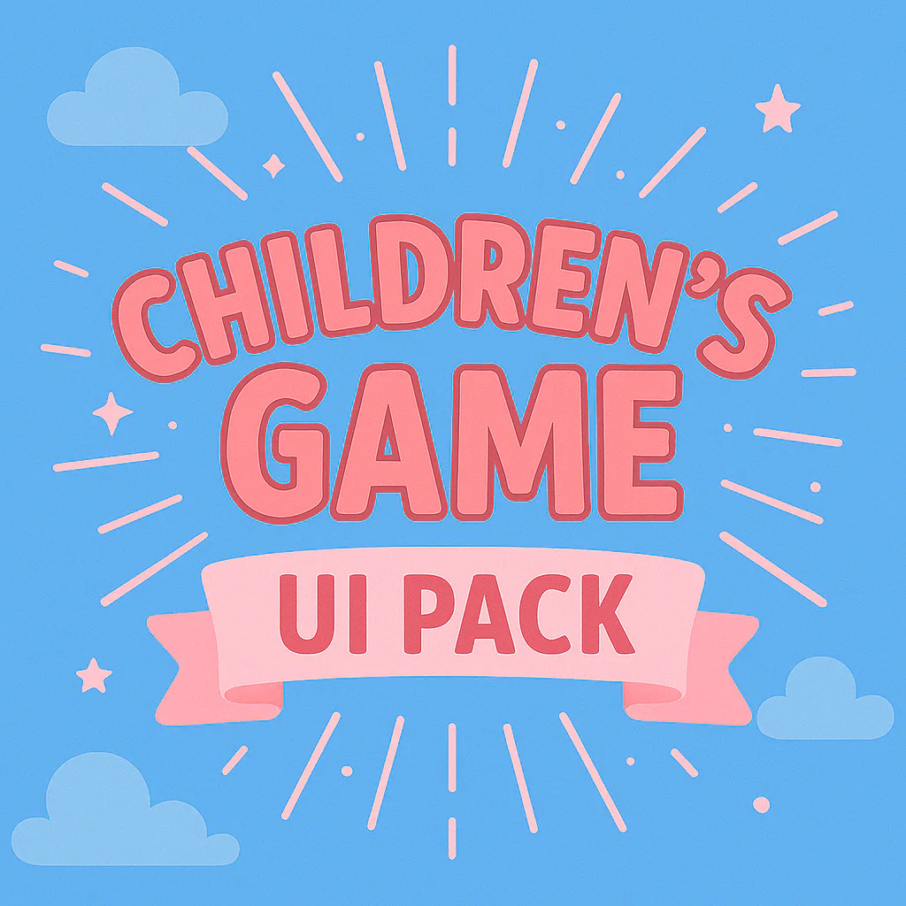 Childrens Game UI Pack product preview